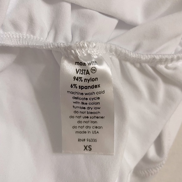 NEW Susana Monaco Angle Wire Long Sleeve Gathered Top Color- Sugar Size XS - Picture 7 of 8